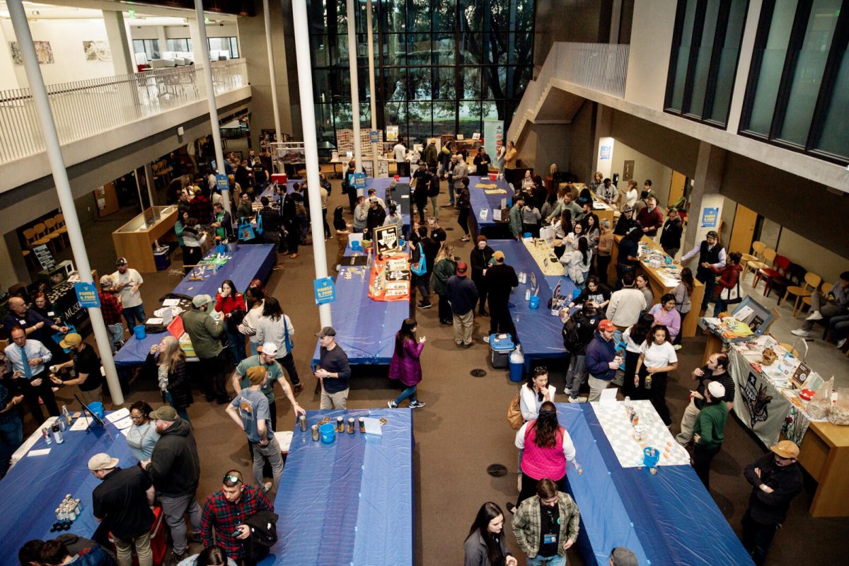 Munday Library was absolutely packed during the festival with people from all over the state, including students, faculty and as well as people who just enjoy beer. 