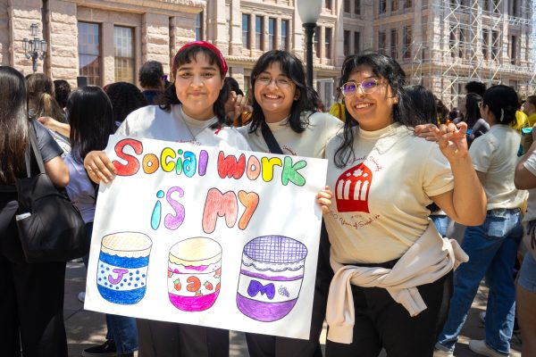 Students and faculty hosted events during the week to prepare for the SWAD. They created signs to use at the rally that took place during SWAD.