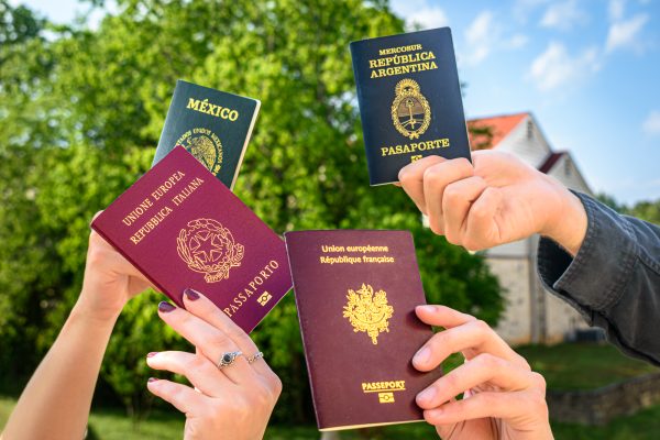 Four foreign passports. St. Edward's had a 2% 
