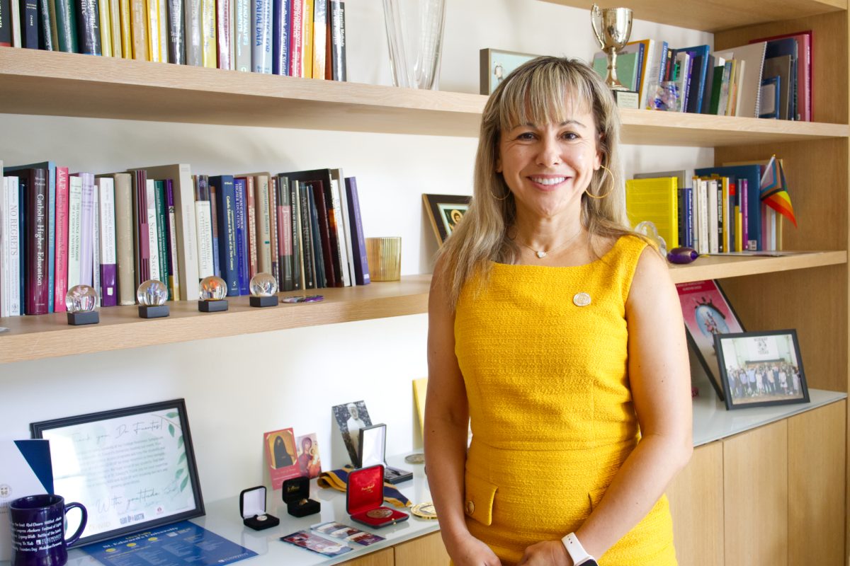 Q&A: President Fuentes discusses rankings, shared governance and federal funding challenges