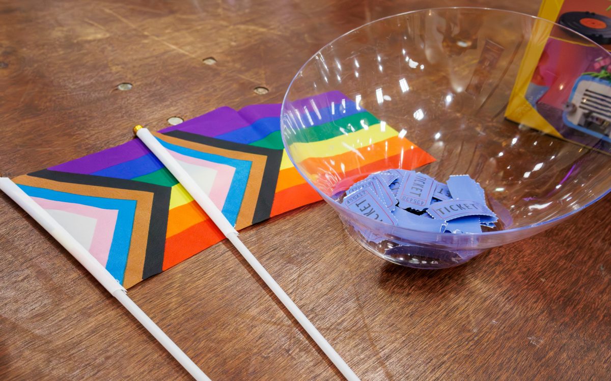 One of the activities that was held at the St. Edward's Pride Ball was a series of door prizes and raffles. Students that attended had the chance to win & variety of prizes that were called out throughout the night.