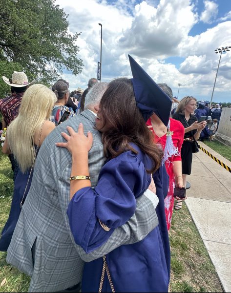 Isabella celebrating her graduation from St. Edward's University in May of 2025.
Courtesy of Isabella Hernandez personal archives.