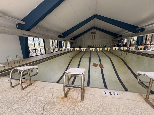 The St. Edward’s University pool now sits vacant and untouched years after being drained. Students have expressed recent interest to renovate the pool and revive the swim club.