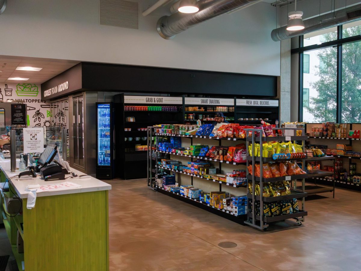 The Grab and Goat, convenience-style store located below the St. André Apartments, has recently remodeled its interior and changed its hours. Starting this semester, it will no longer be open on weekends.