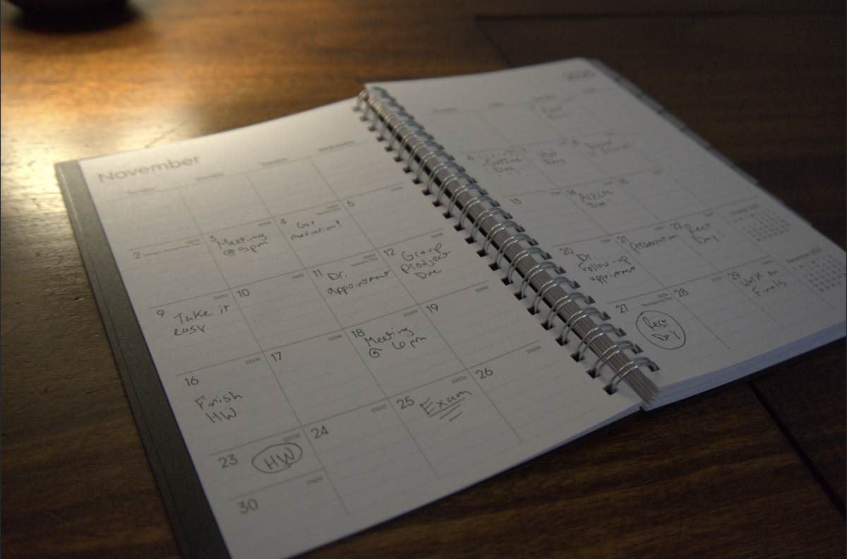 Most college students use planners to stay organized throughout the semester. For those managing a chronic condition, they can be helpful for creating a balance between caring for health, and staying on track for school.